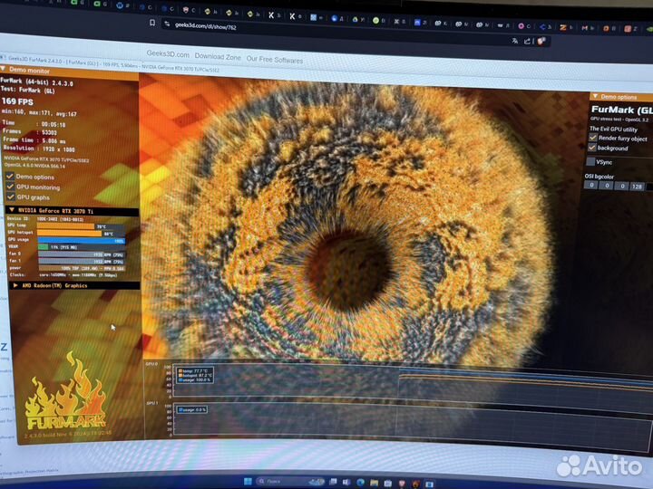 Видеокарта rtx 3070ti Asus Tuf Gaming