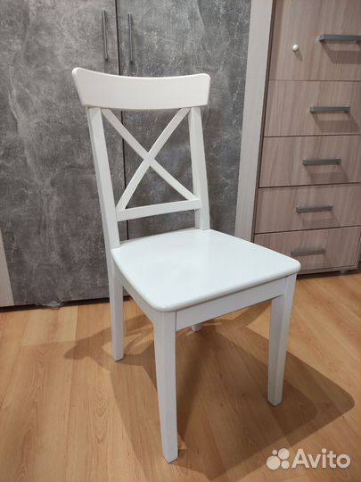 Стул ингольф белый бу