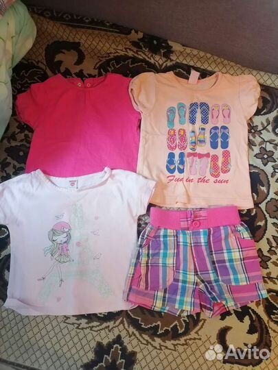 Вещи пакетом на девочку 92