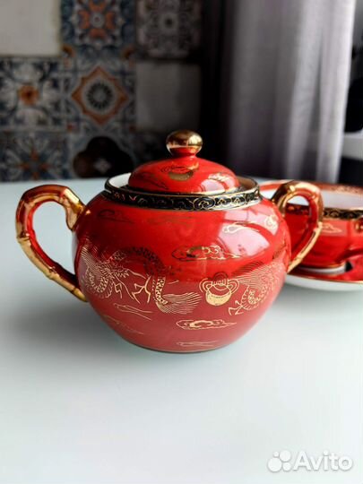 Чайная пара и сахарница Китай