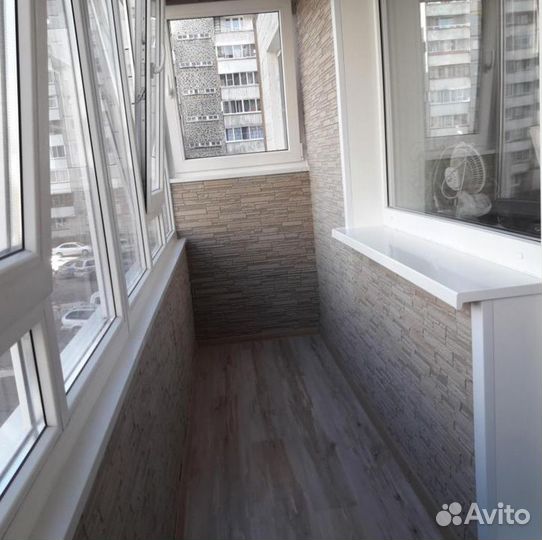 Остекление балконов и лоджий. Отделка лоджии