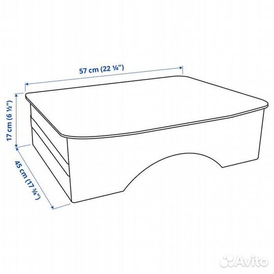 Strandon IKEA 305.227.67 Столик с подносом 57x45 с