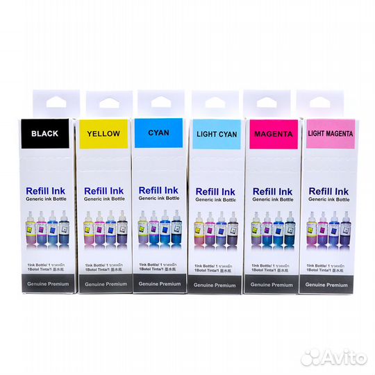 Чернила Epson L800, L805, L810,L850,L1800