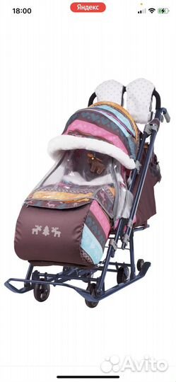 Детские санки коляска Ника