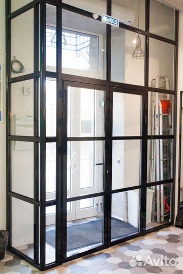 Дверь входная алюминиевая