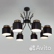 Люстра на штанге Eurosvet Batler 70133/8 черный