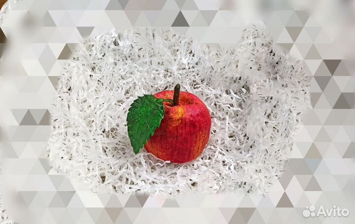 Яблоко ватная игрушка