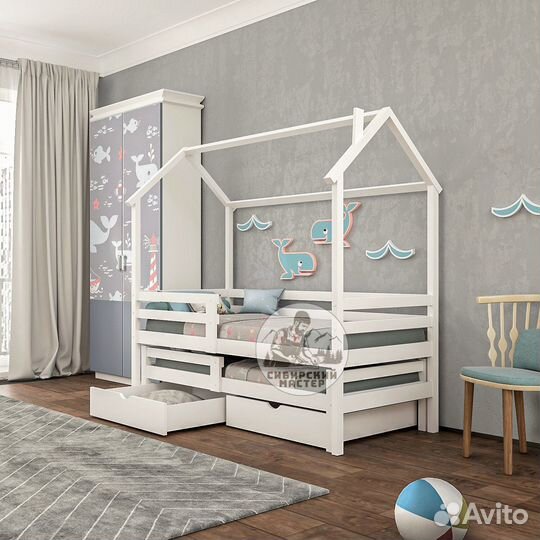 Двухъярусная кровать софа-3
