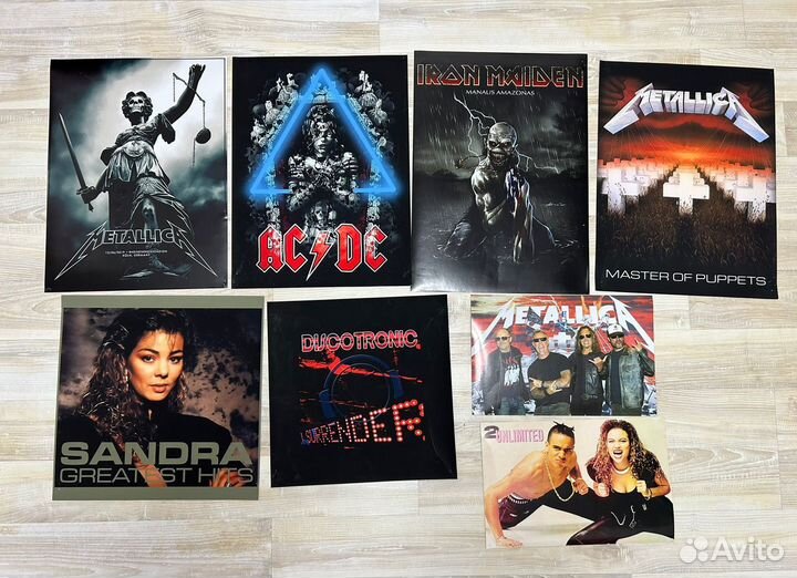 Постеры музыкальных групп