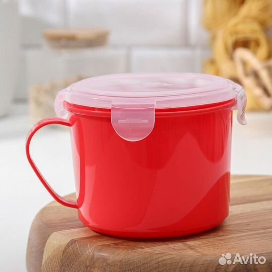 Контейнер-кружка для холодильника и свч Take & Go