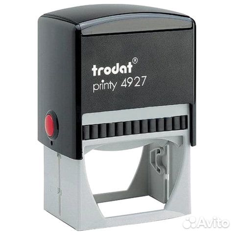 Оснастка штампа, размер оттиска 60х40 мм, синий, t