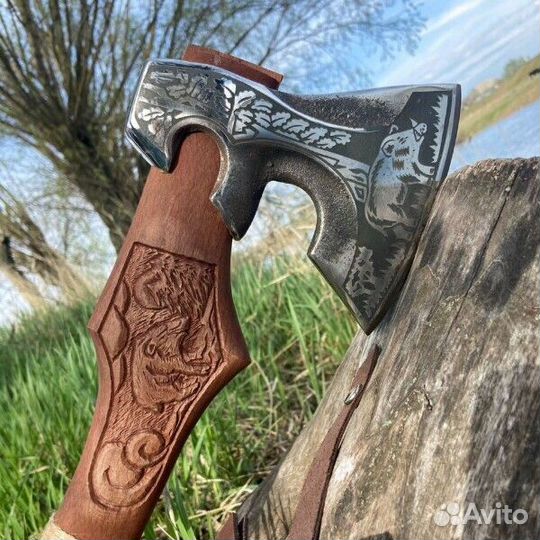 Топор Ручной работы кабан Чехол в подарок