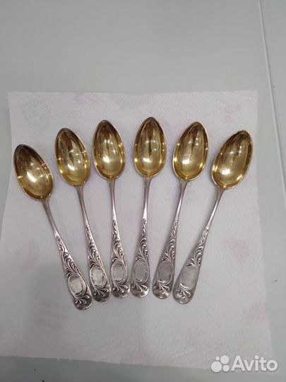 Антикварные серебряные ложки