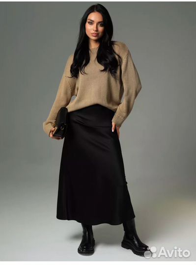 Атласная юбка