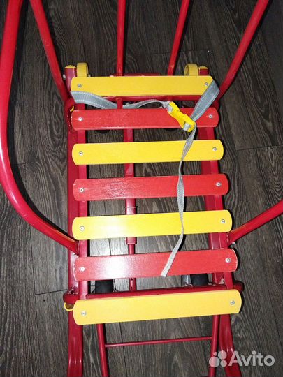 Детские санки с колесами