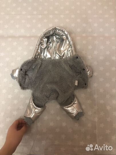 Теплый костю для Йоркширского терьера размер S