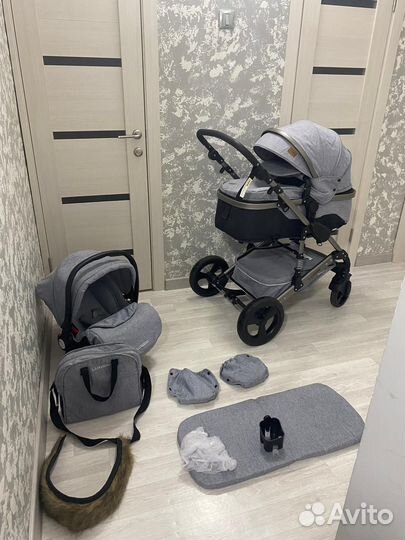 Коляска 3 в 1 luxmom (трансформер)