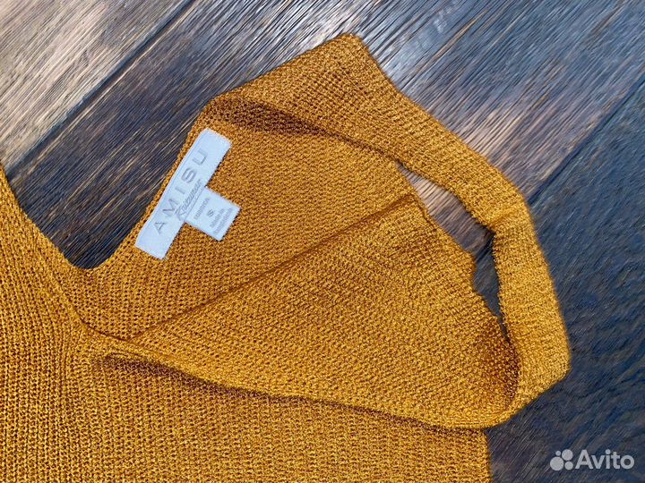 Стильная трикотажная майка-топ