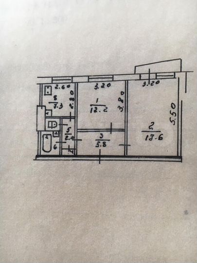 2-к. квартира, 48,9 м², 8/9 эт.