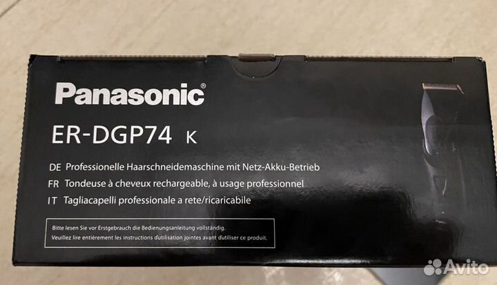 Panasonic ER-DGP74 k Машинки для стрижки волос