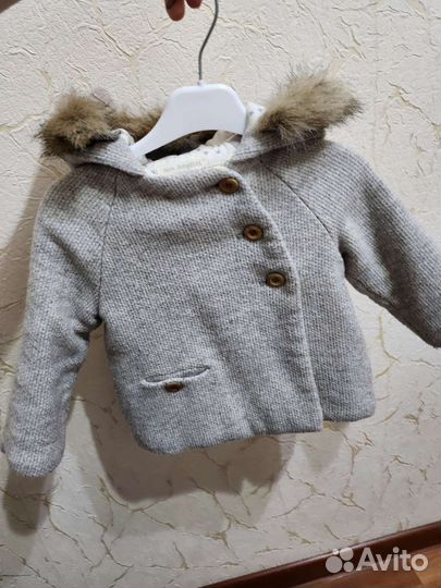 Пальто для девочки Zara 86 92