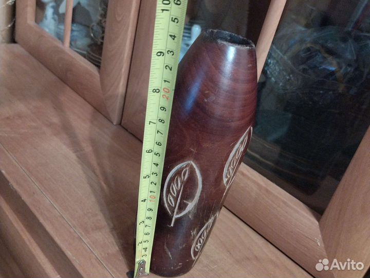 Деревянная ваза для цветов СССР