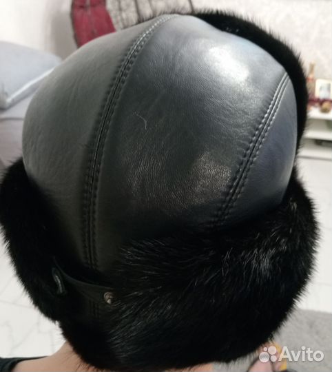 Шапка ушанка норка мужская
