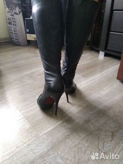 Зимние сапоги 37 размер, осенние - 38