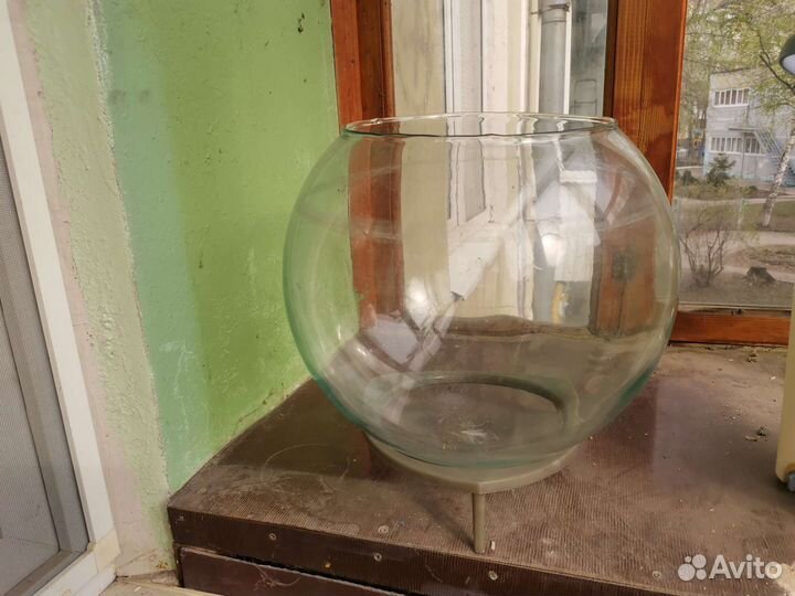 Аквариум круглый СССР