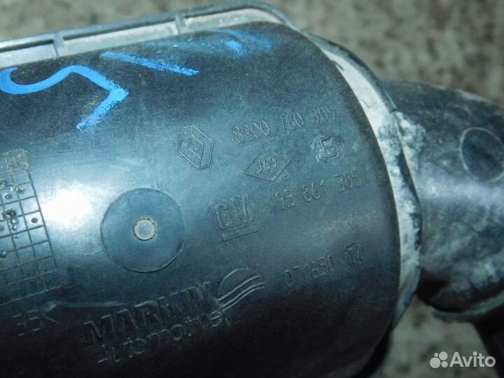 Патрубок турбины рено трафик после 2010г