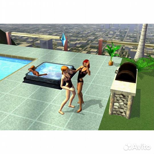 The Sims Bustin Out Platinum, б/у, английский PS2