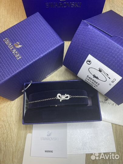 Swarovski браслет цепь новый