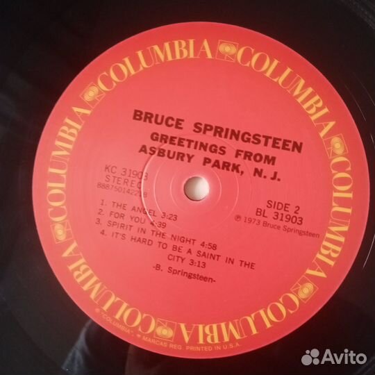 Bruce Springsteen - Greetings from Asbury Park, NJ