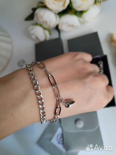 Парные браслеты с магнитом