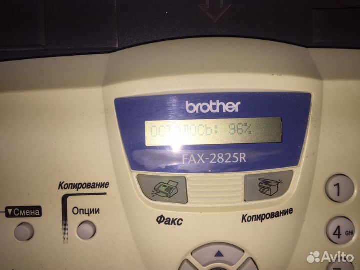 Факс-копир brother fax-2825r