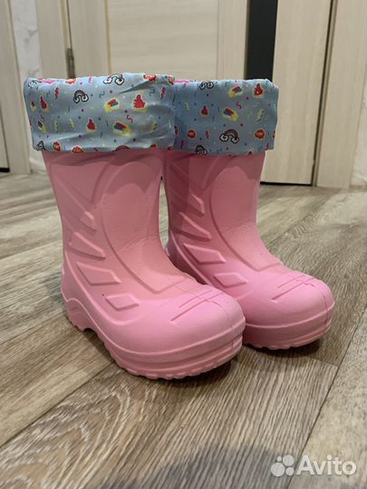 Резиновые сапоги для девочки Котофей