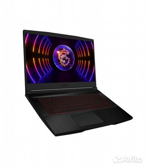Ноутбук MSI GF63 Thin 12VE-238XRU, черный