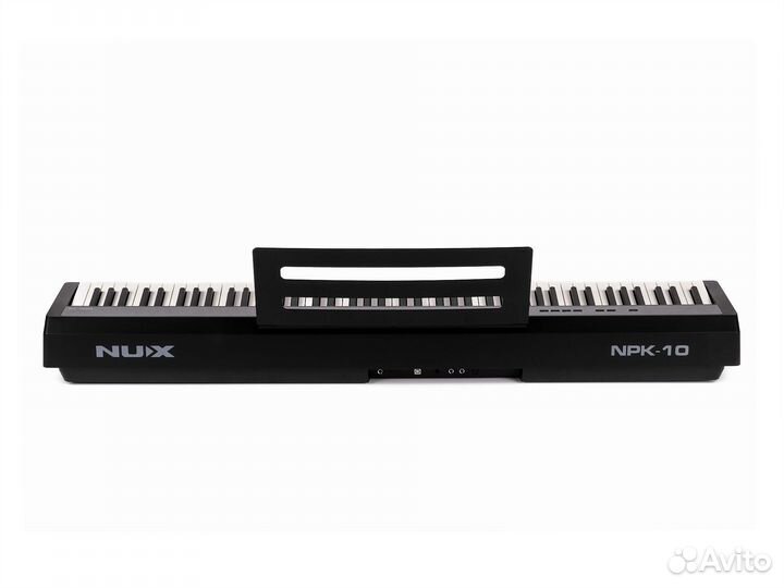 NPK-10-BK Цифровое пианино, черное, без стойки,Nux