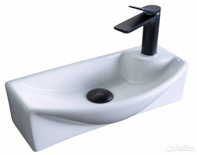 Раковина Gid Suspendido 7946L 61120 белая, 45.5x22x13