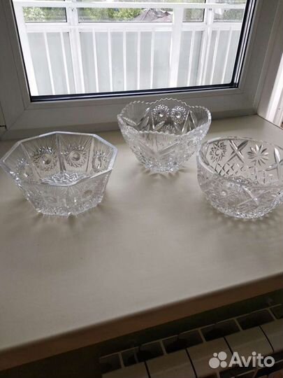 Вазы хрустальные,стаканы, кружки, рюмки хрусталь