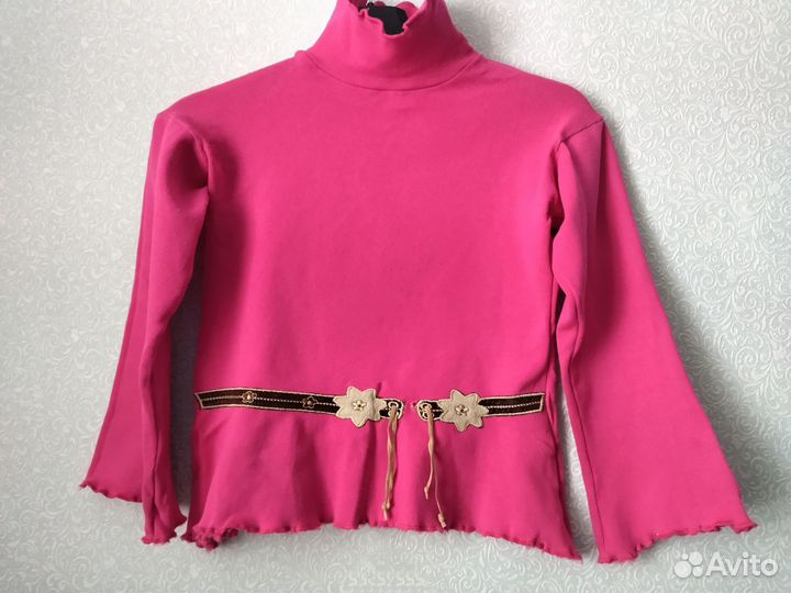 Кофта розовая лонгслив