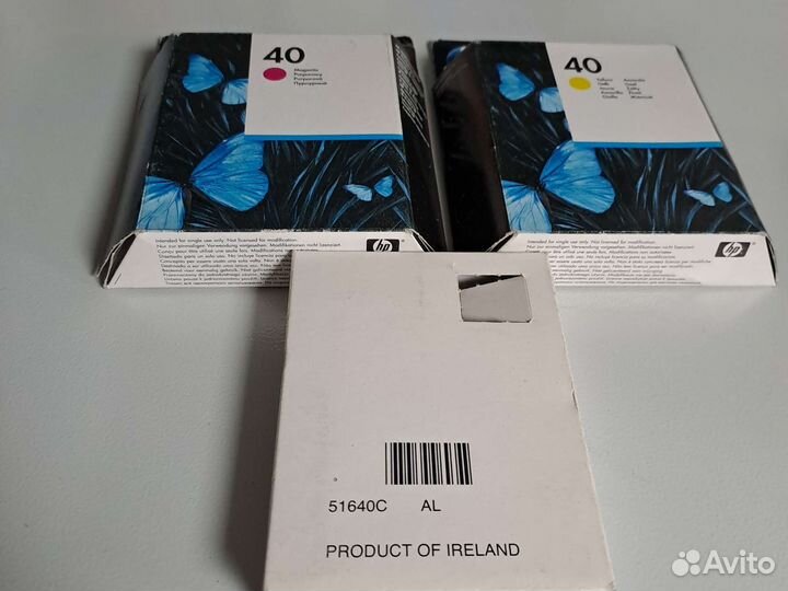 Картриджи hp 40 51640CE