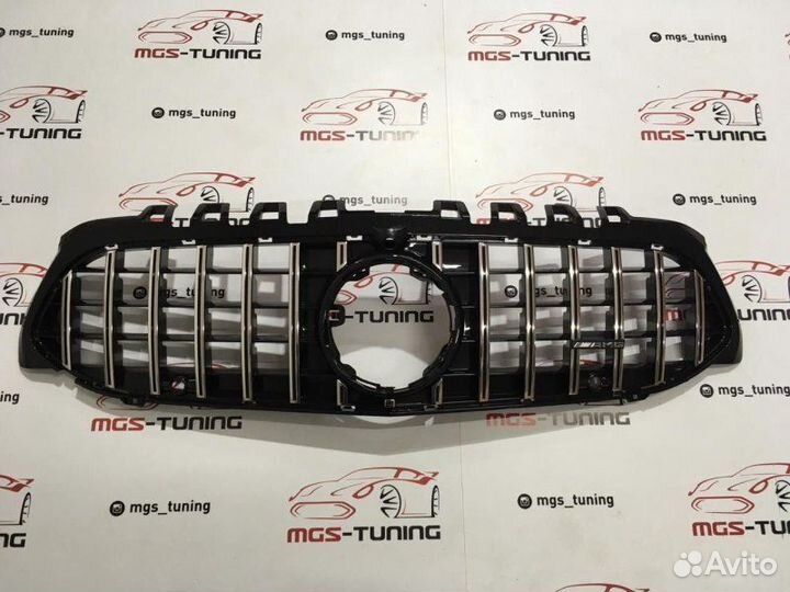 Решетка Mercedes A-class w177 GT Под камеру AMG