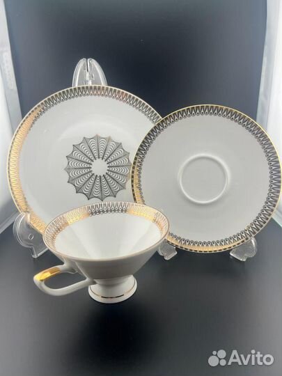Чайное трио фарфор Winterling Roslau Bavaria