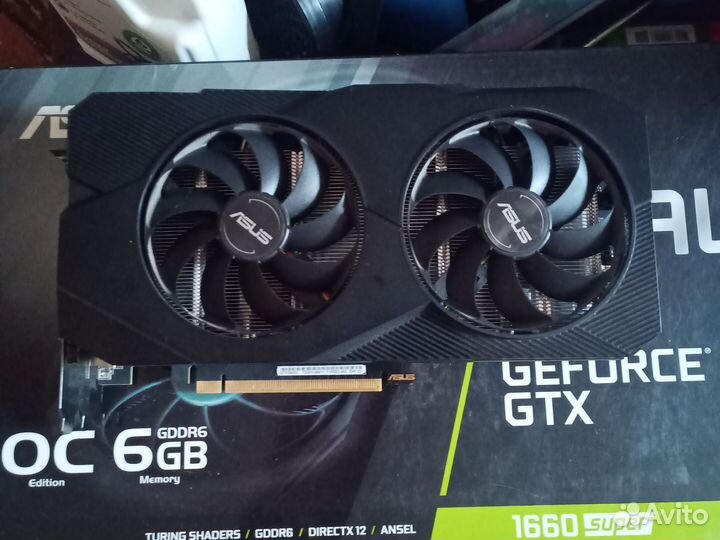 Видеокарта Asus Dual GTX 1660 Super