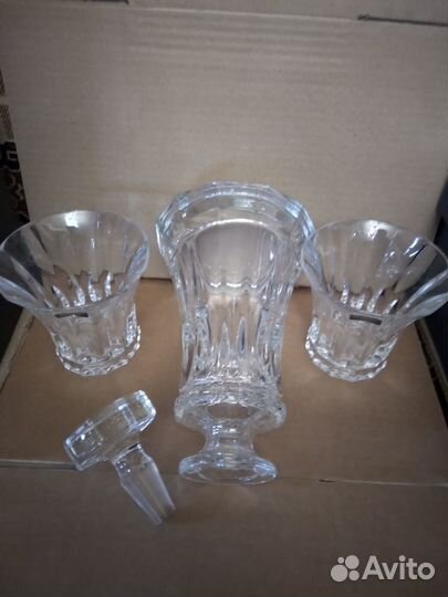 Набор хрусталь Ликер/Виски Богемия 7 пр.bohemia