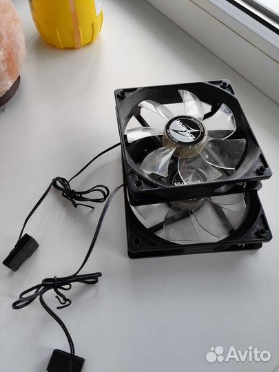Вентилятор 2шт кулер Zalman ZA1225 с подсветкой