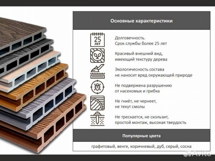 Террасная доска ecoowood