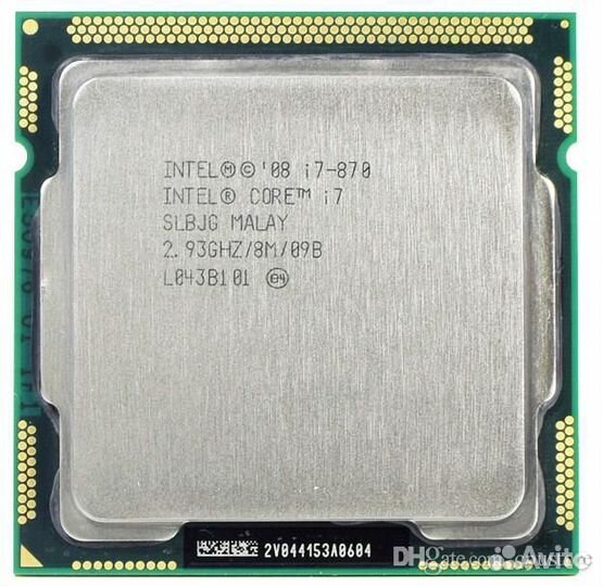 Процессор Intel Core i7-870 1156 сокет (30 шт)
