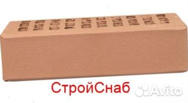 Кирпич лср 1 нф Светло-коричневый гладкий